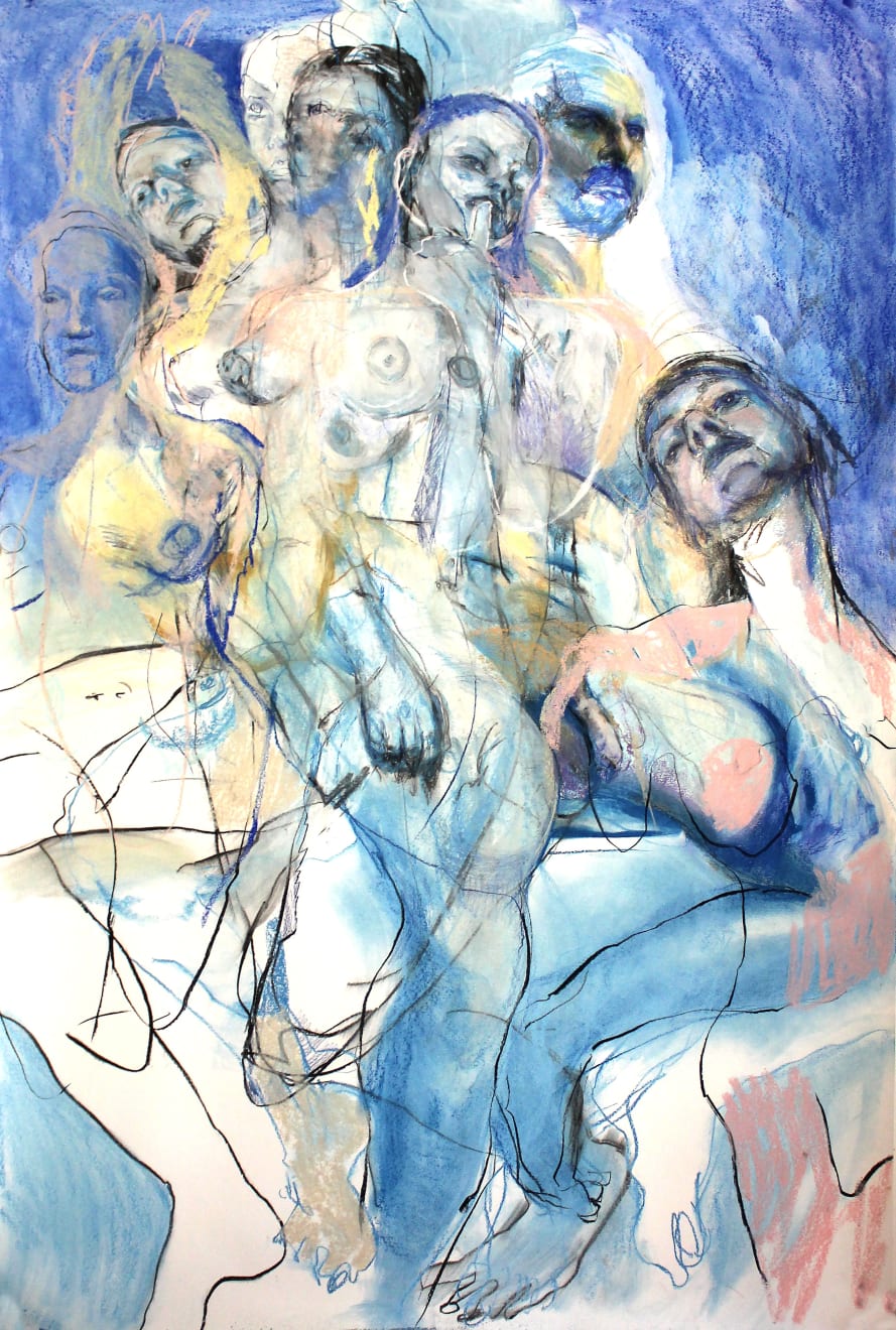 Abi Joy Samuel, Blue, 2023