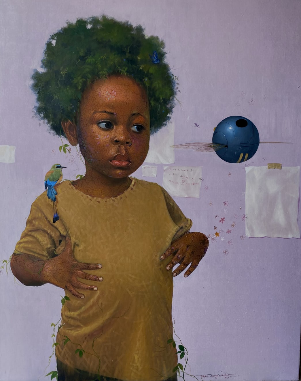 Francis Jeremiah Oshogwe, Little Girl 3, 2023