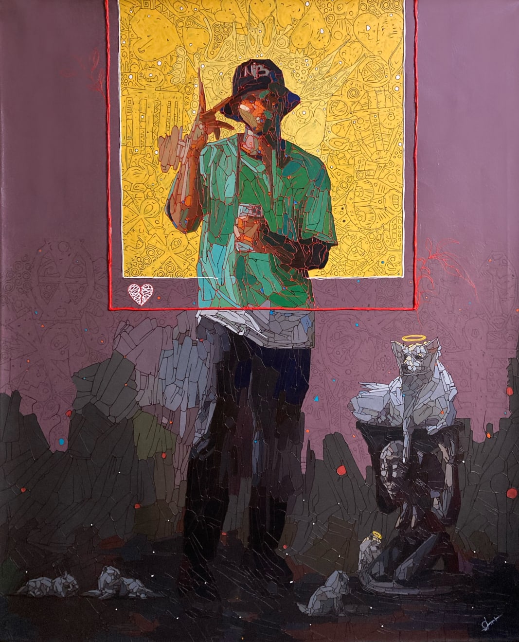Isaac Oluwatope, Facade, 2023