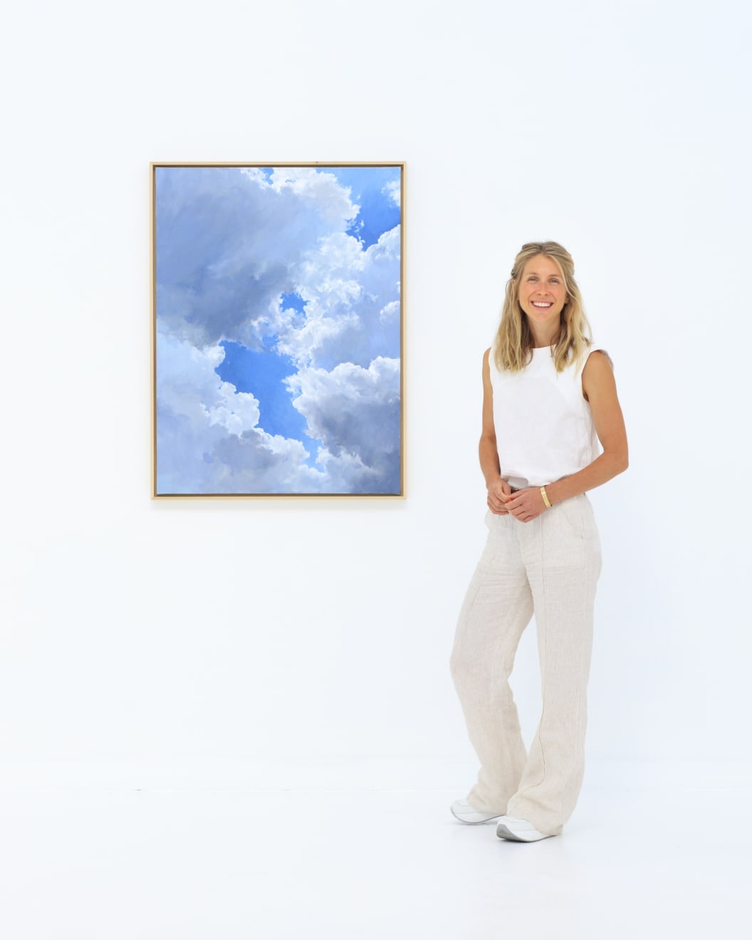 Rachel English "Between Heaven & Earth" installation view