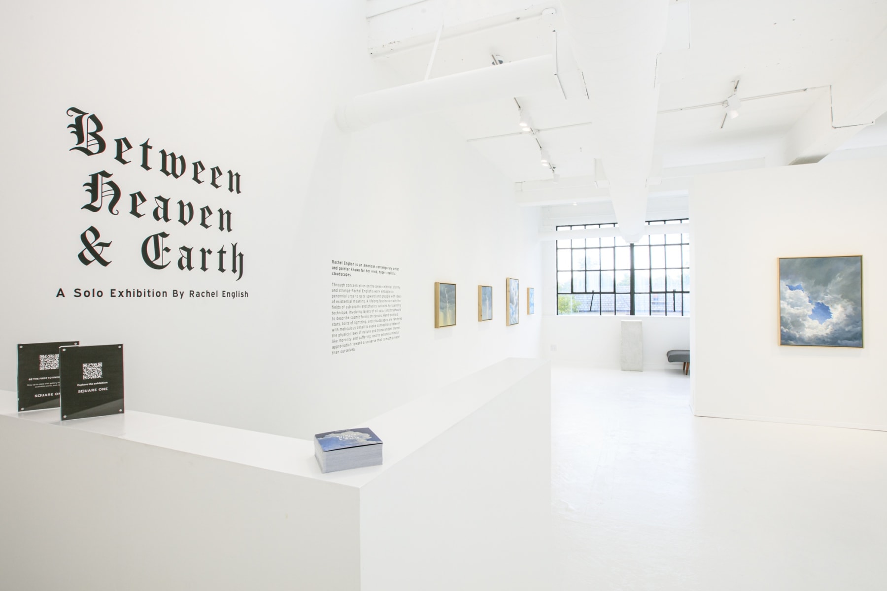 Rachel English "Between Heaven & Earth" installation view