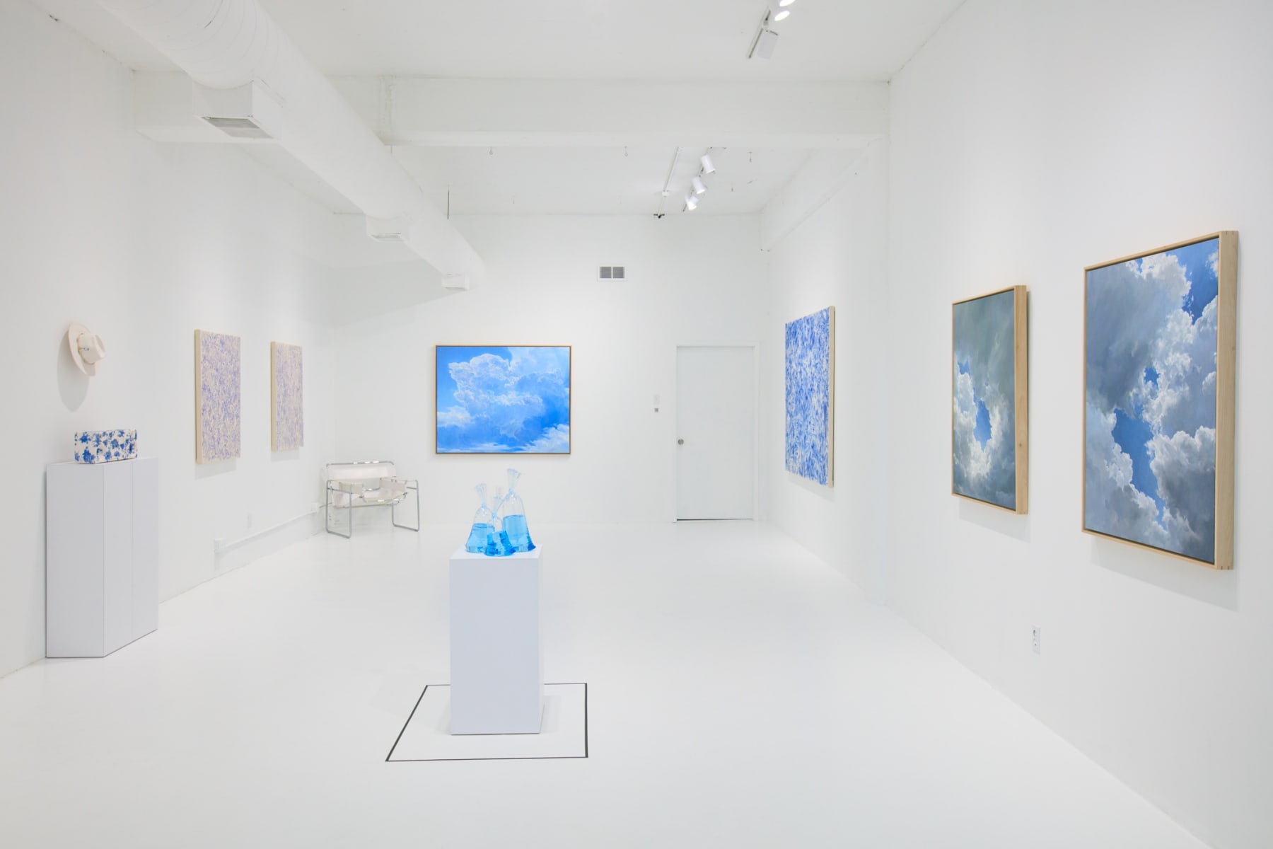 The Blue Edit, installation view