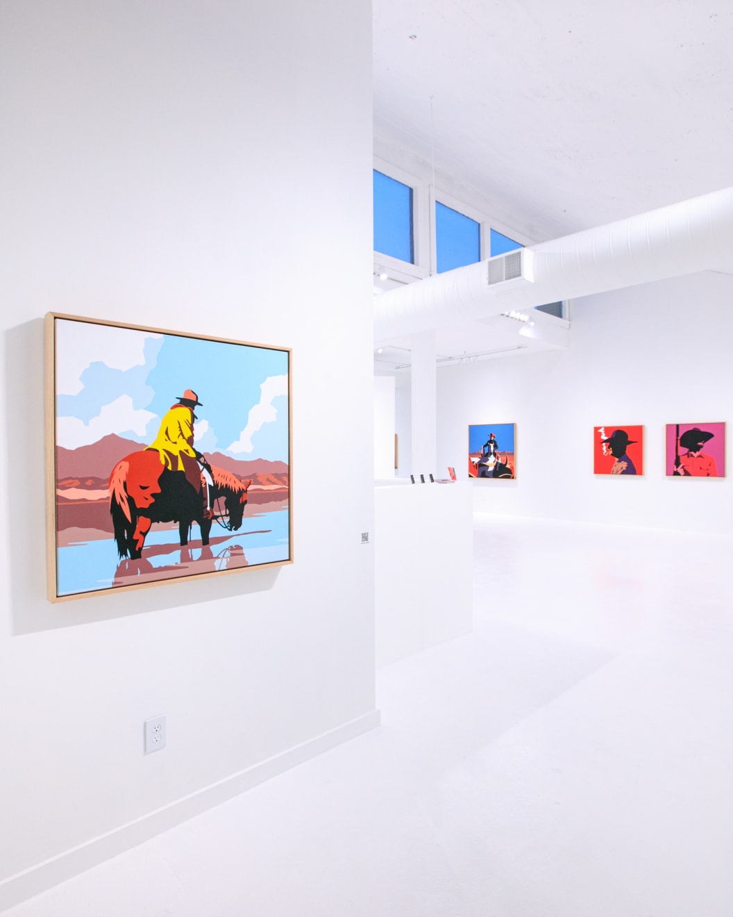 "Sweat & Blood" installation view