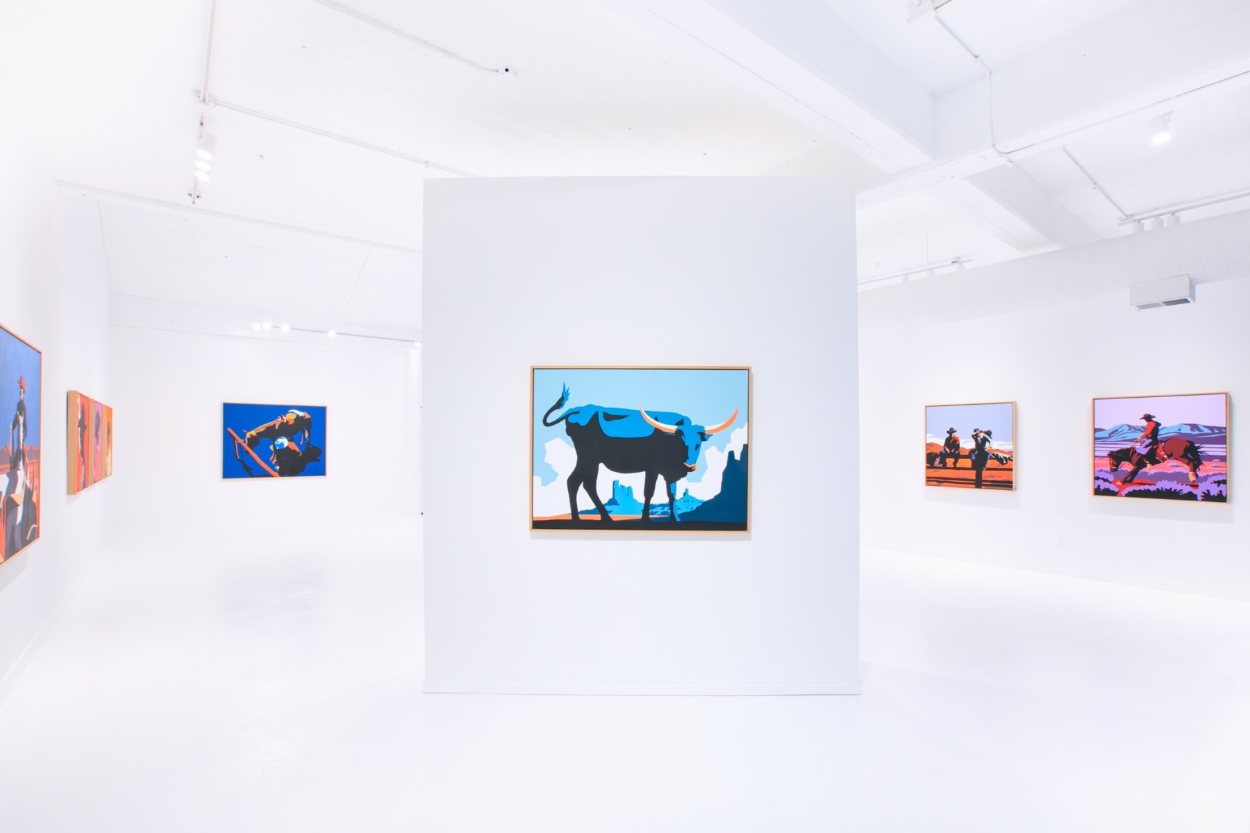 "Sweat & Blood" installation view