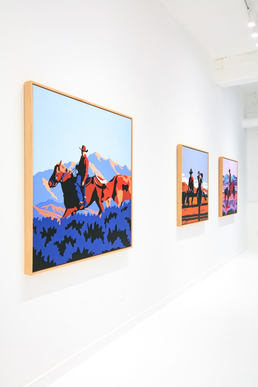 "Sweat & Blood" installation view