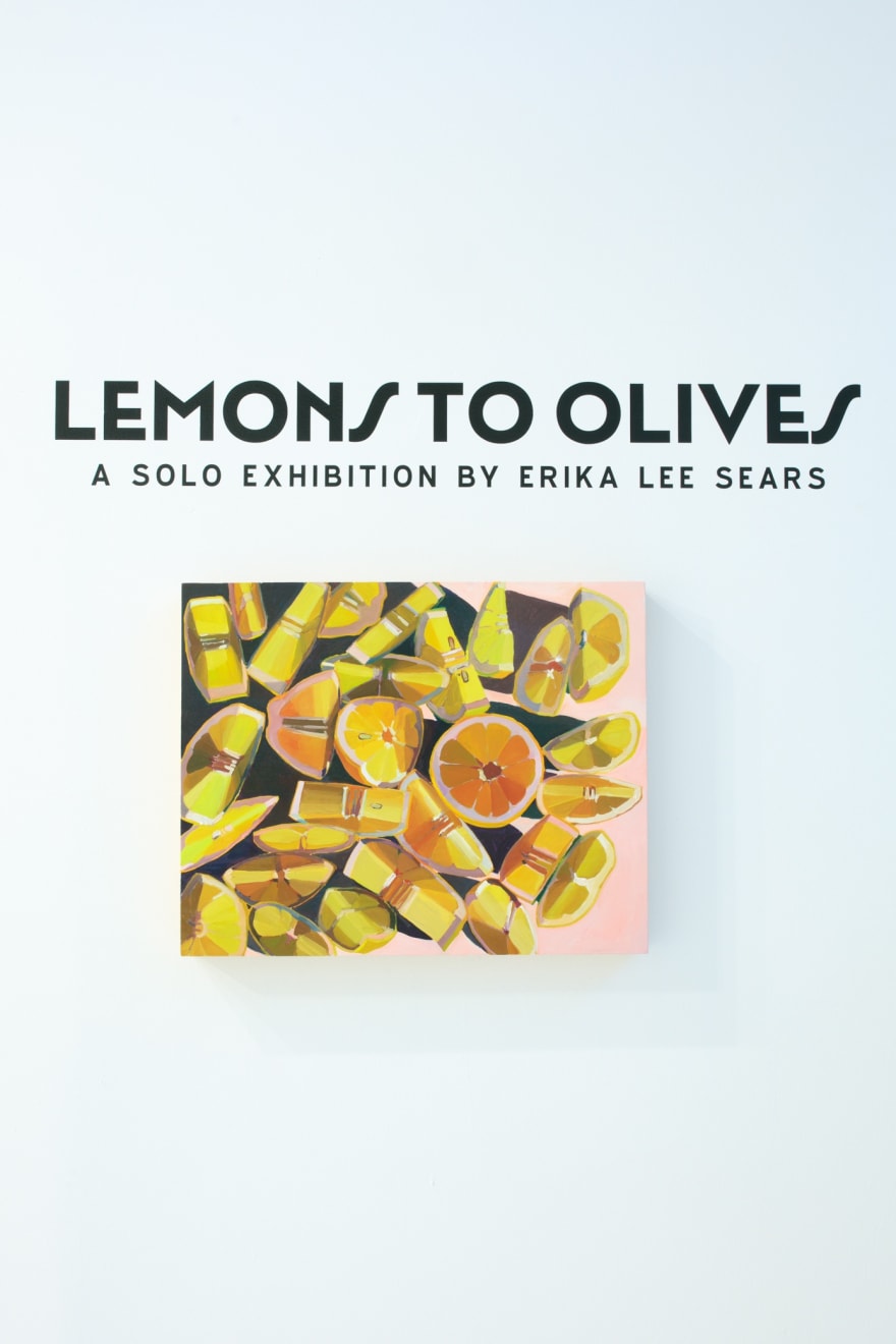 Erika Lee Sears, "Lemons To Olives", installation view