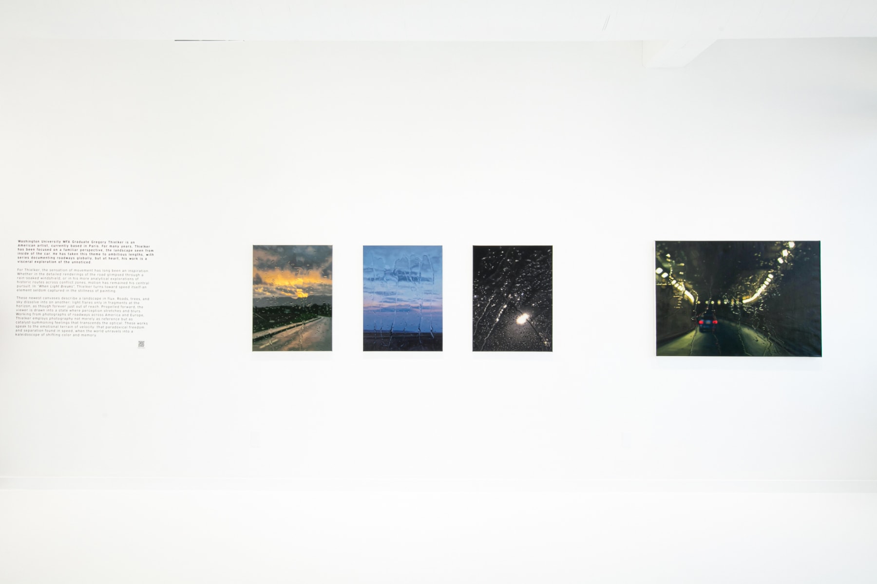 Gregory Thielker, When Light Breaks, installation view
