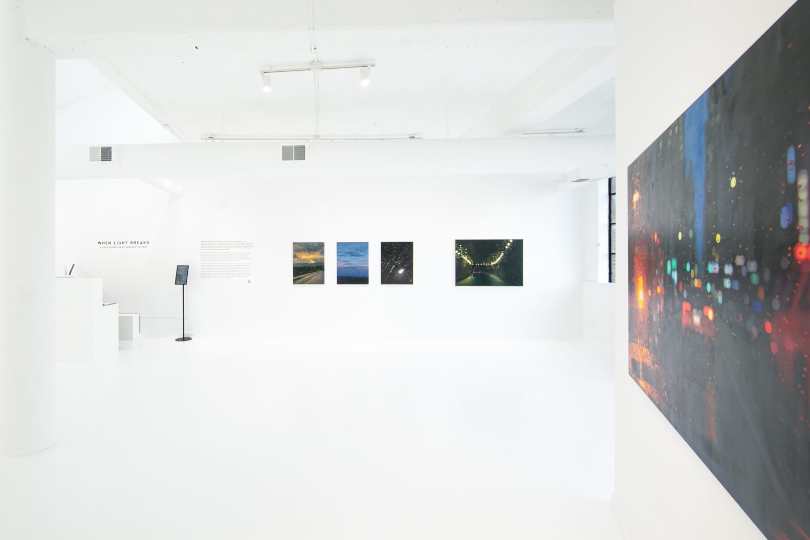 Gregory Thielker, When Light Breaks, installation view