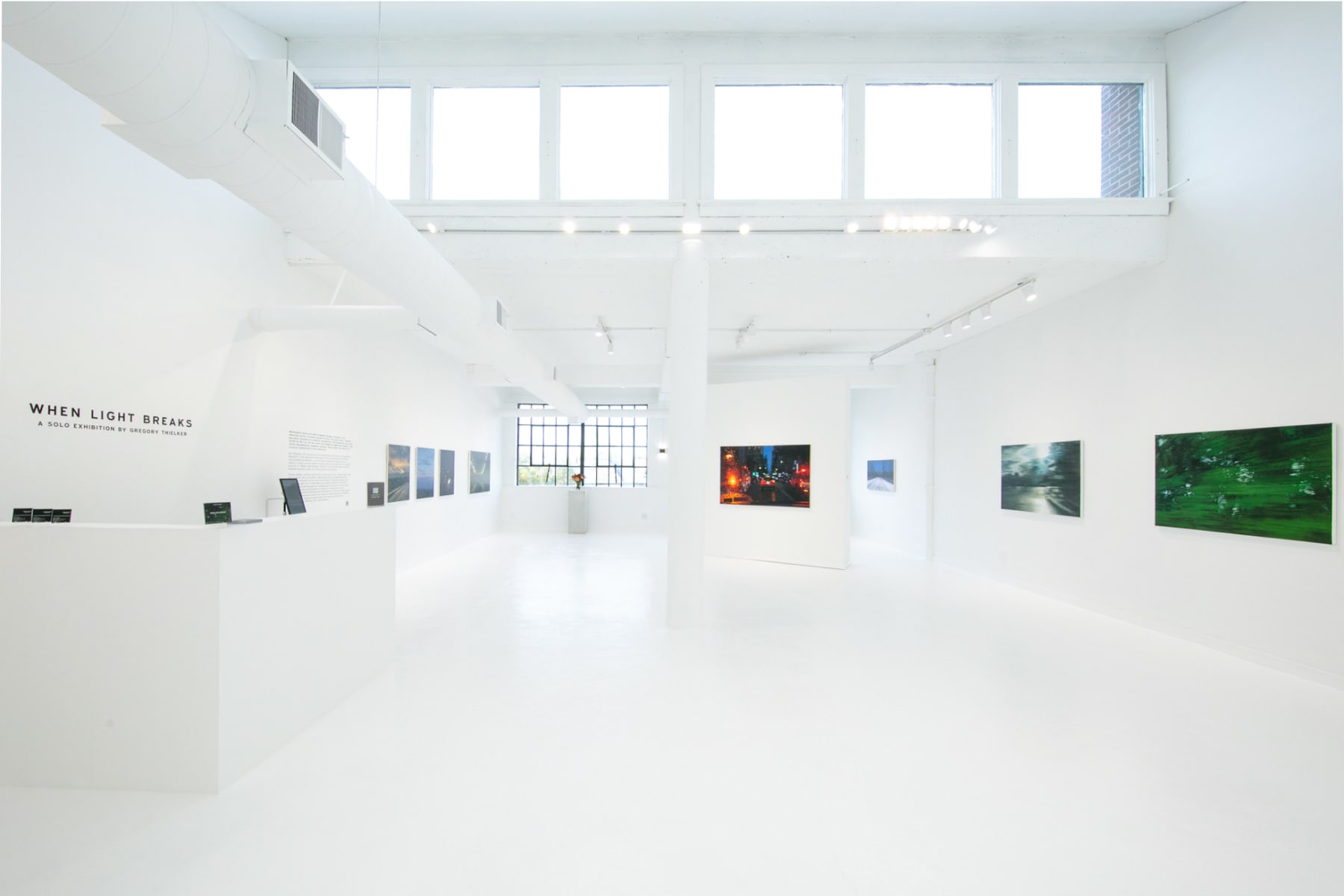 Gregory Thielker, When Light Breaks, installation view