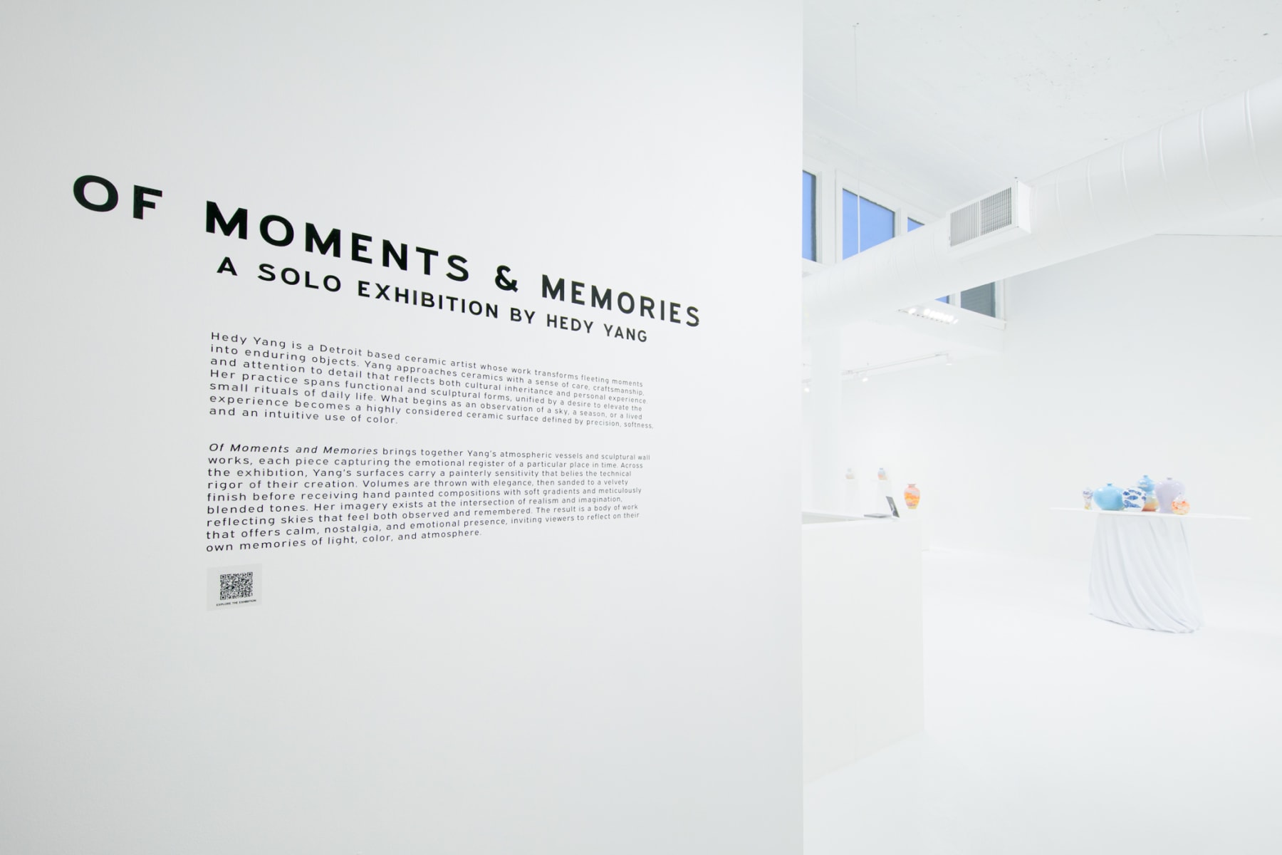 Hedy Yang, Of Moments & Memories, installation view