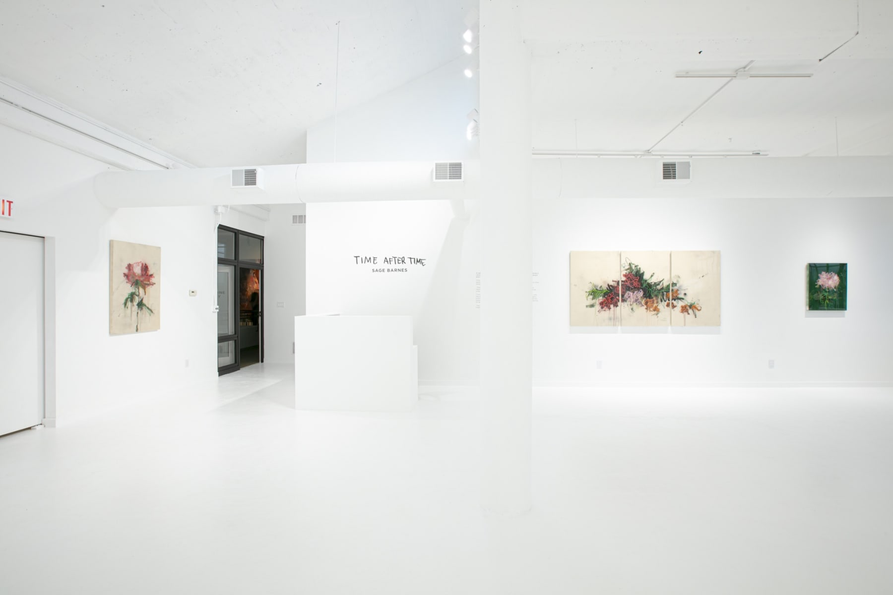 Sage Barnes "Time After Time" installation view