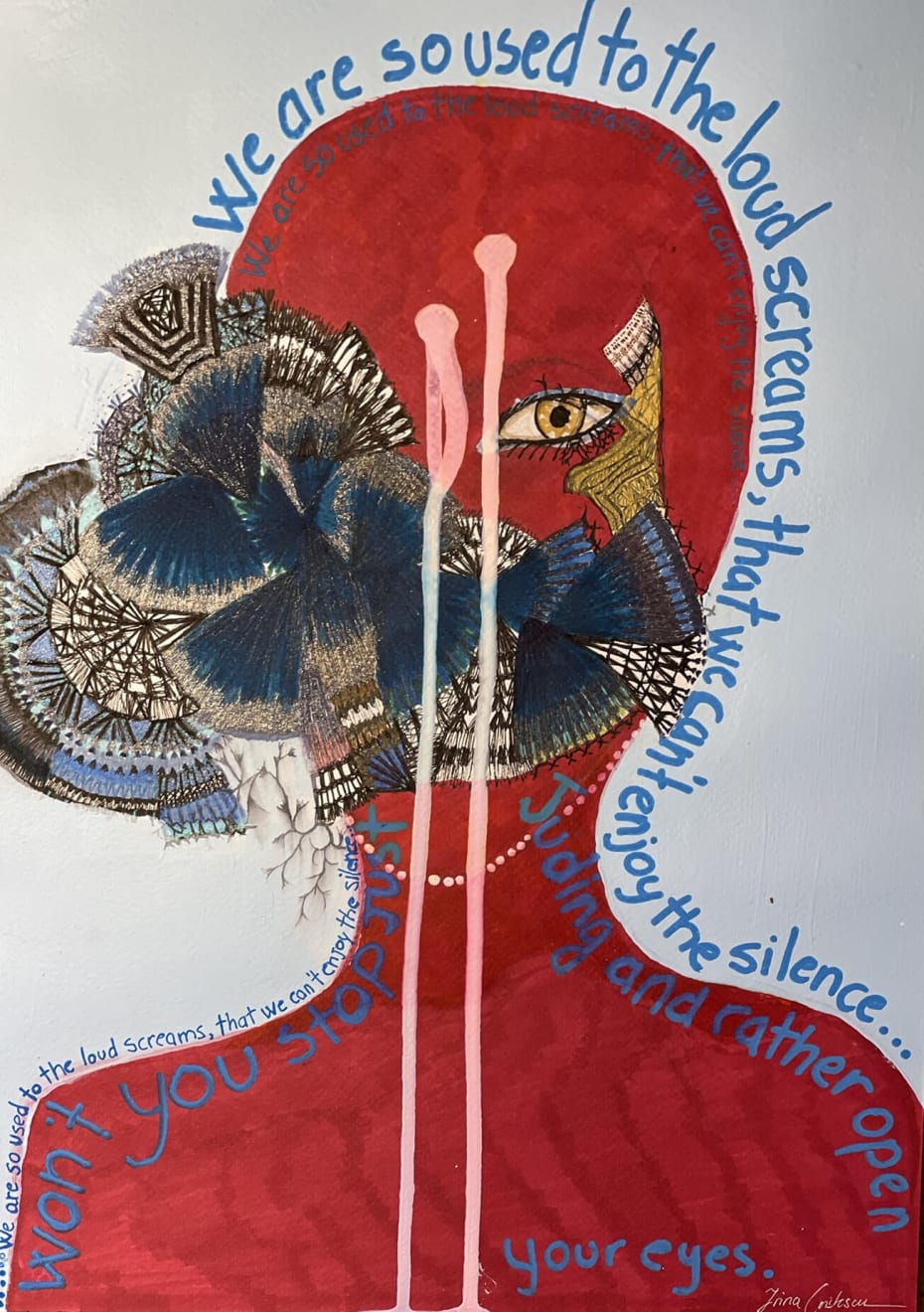 WE ARE SO USED TO LOUD SCREAMS, THAT WE CAN'T ENJOY THE SILENCE., 2021