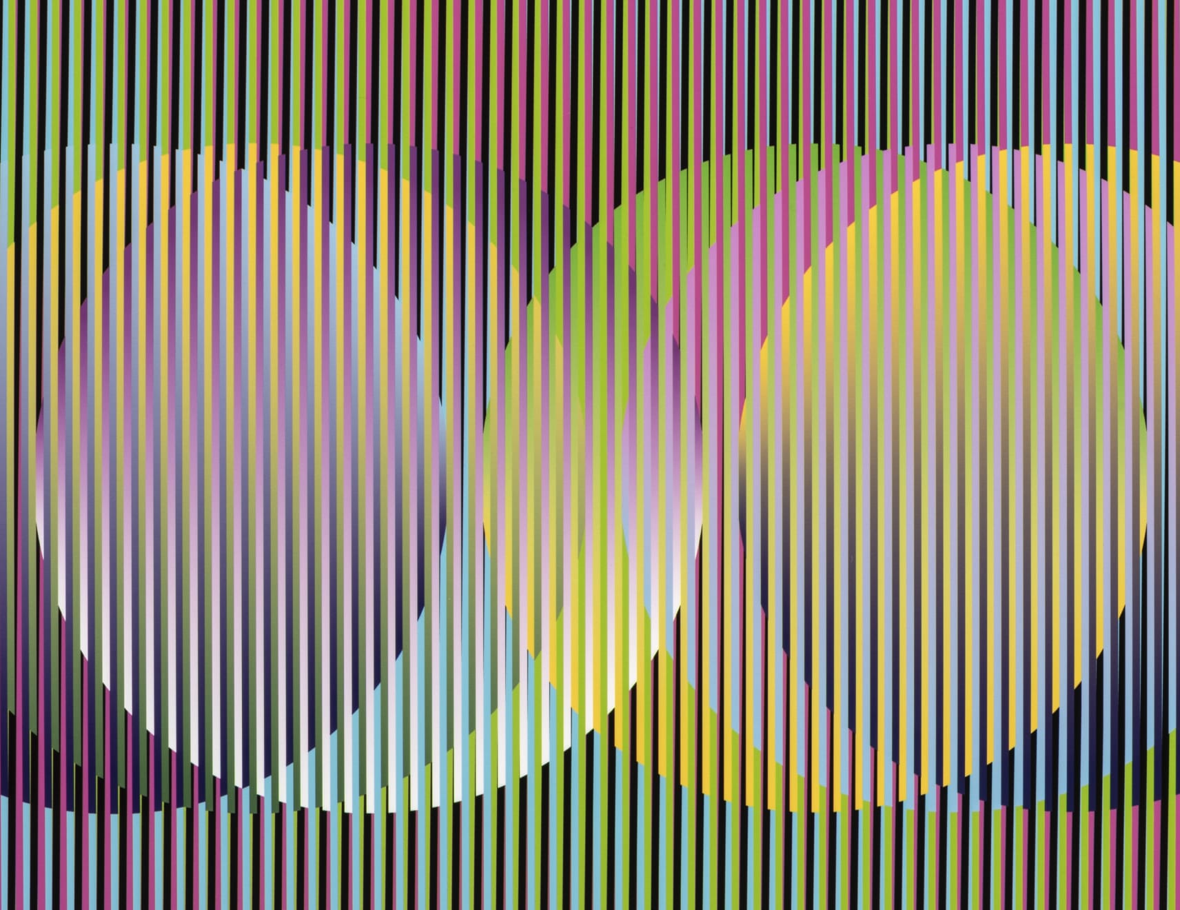 Carlos Cruz-Diez, Serie Cardíaca Círculo 2, 2015
