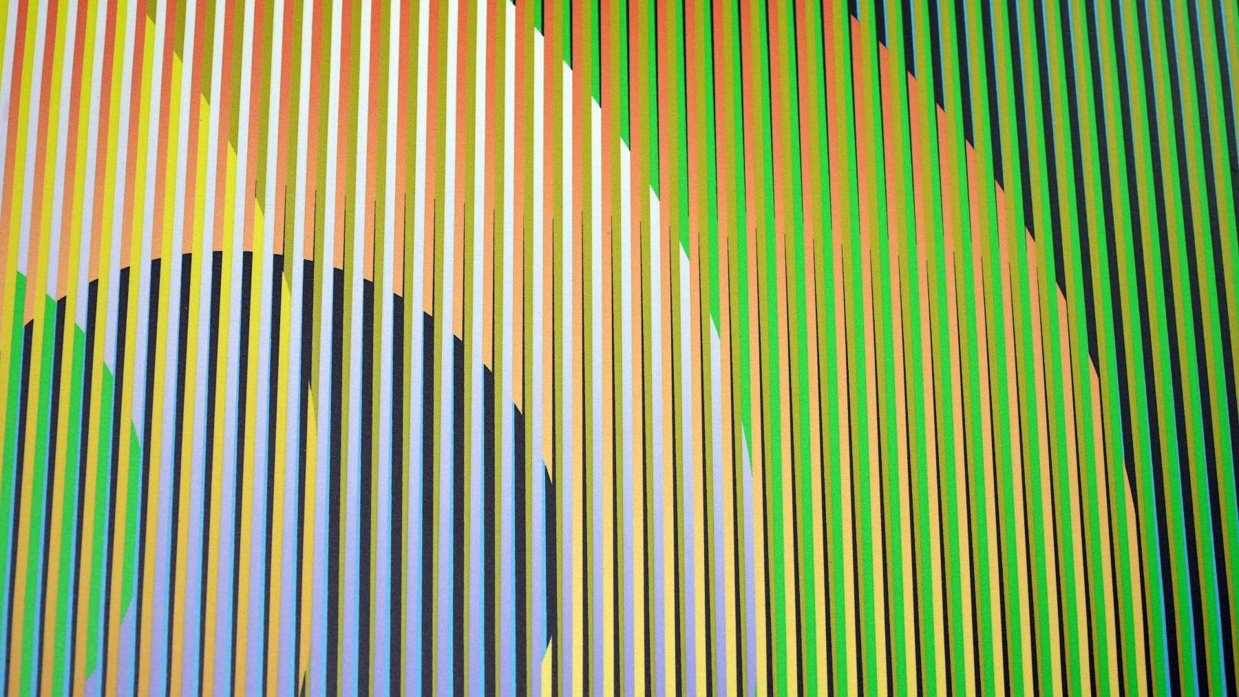 Carlos Cruz-Diez, Color Aditivo Panam Círculos 3, 2010