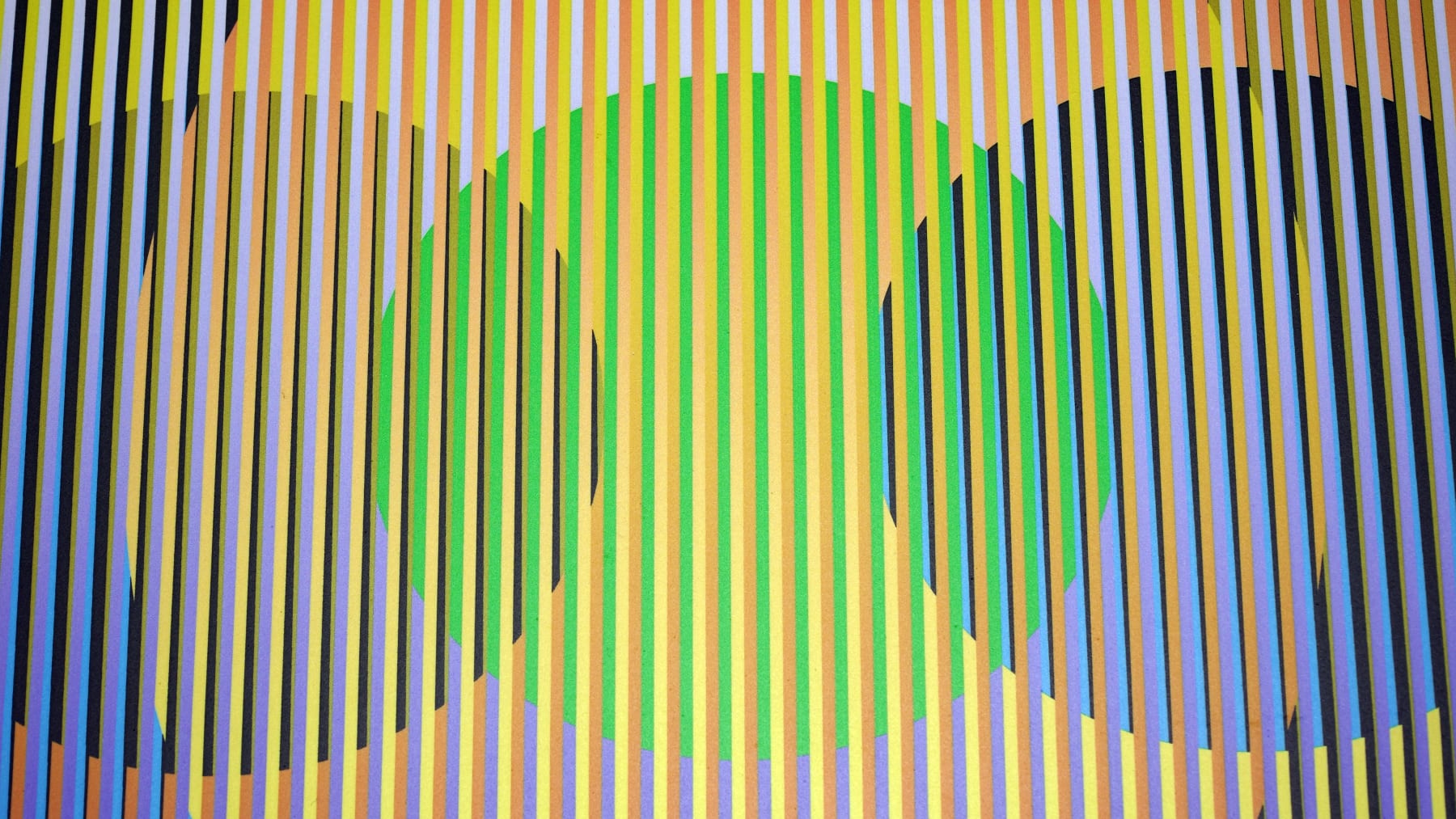 Carlos Cruz-Diez, Color Aditivo Panam Círculos 3, 2010