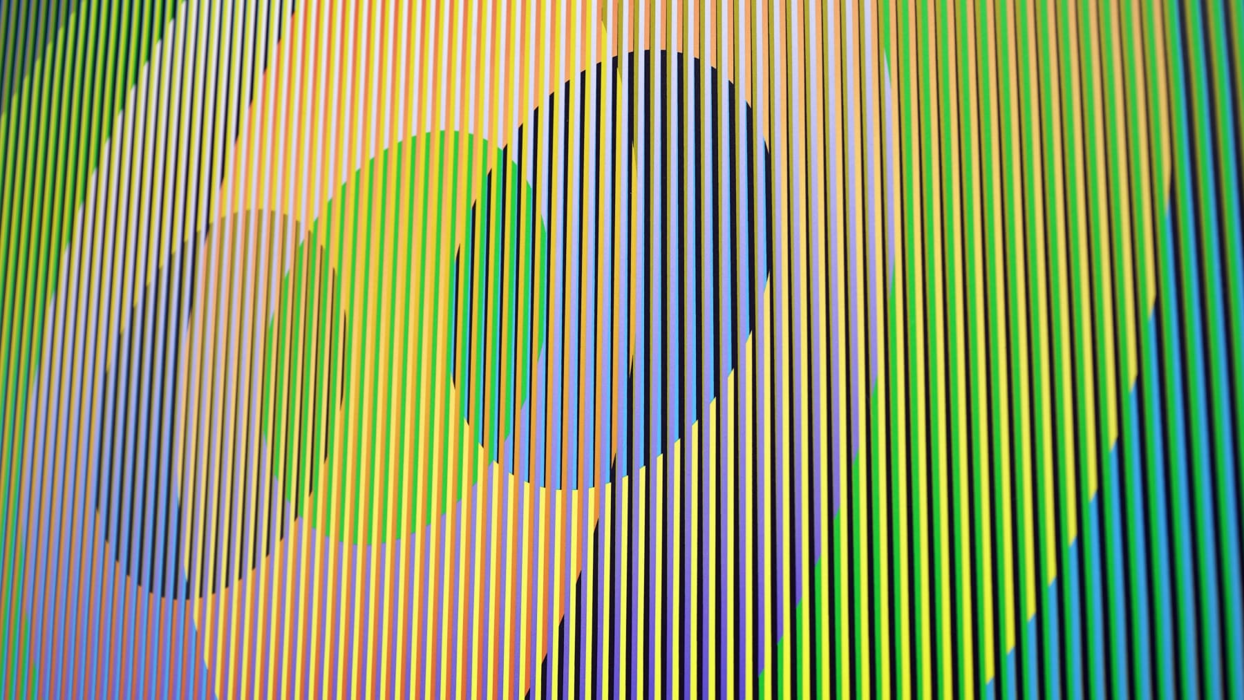 Carlos Cruz-Diez, Color Aditivo Panam Círculos 3, 2010