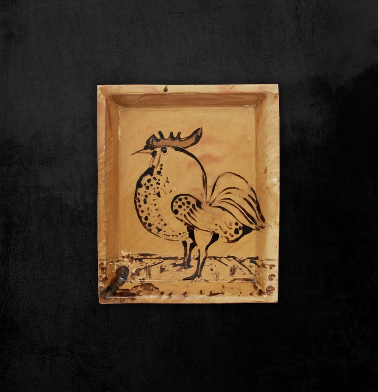 'Cockerel' platter