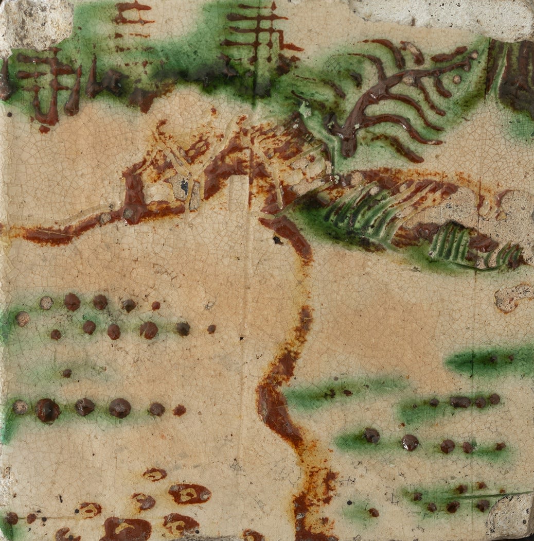 Bernard Leach, Slipware tile, 1926
