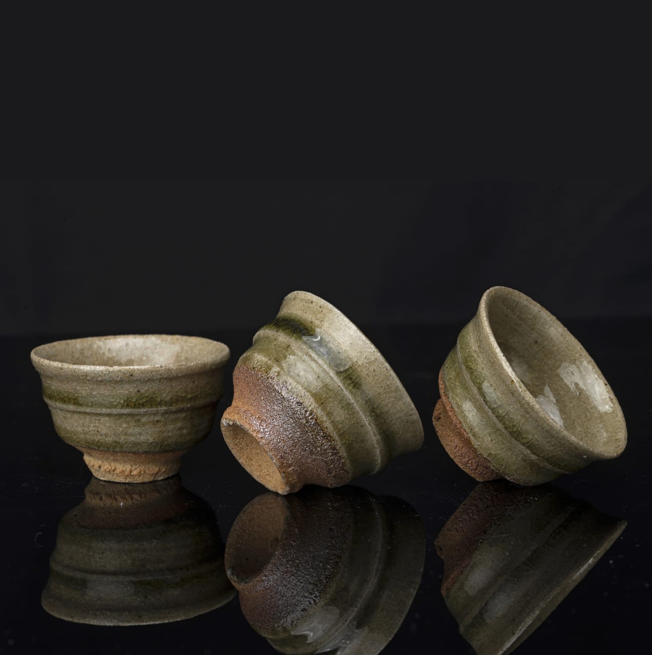 Shoji Hamada, Saki cups, 1950's