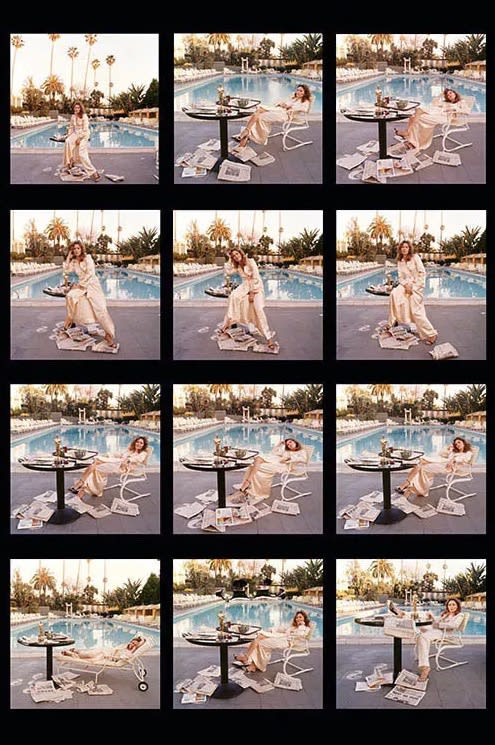 Terry O'Neill, FAYE DUNAWAY (CONTACT SHEET) , 1977