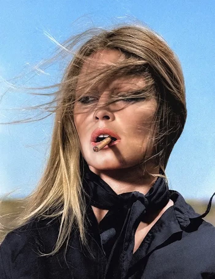 Terry O'Neill, BRIGITTE BARDOT (COLOURISED) , 1971