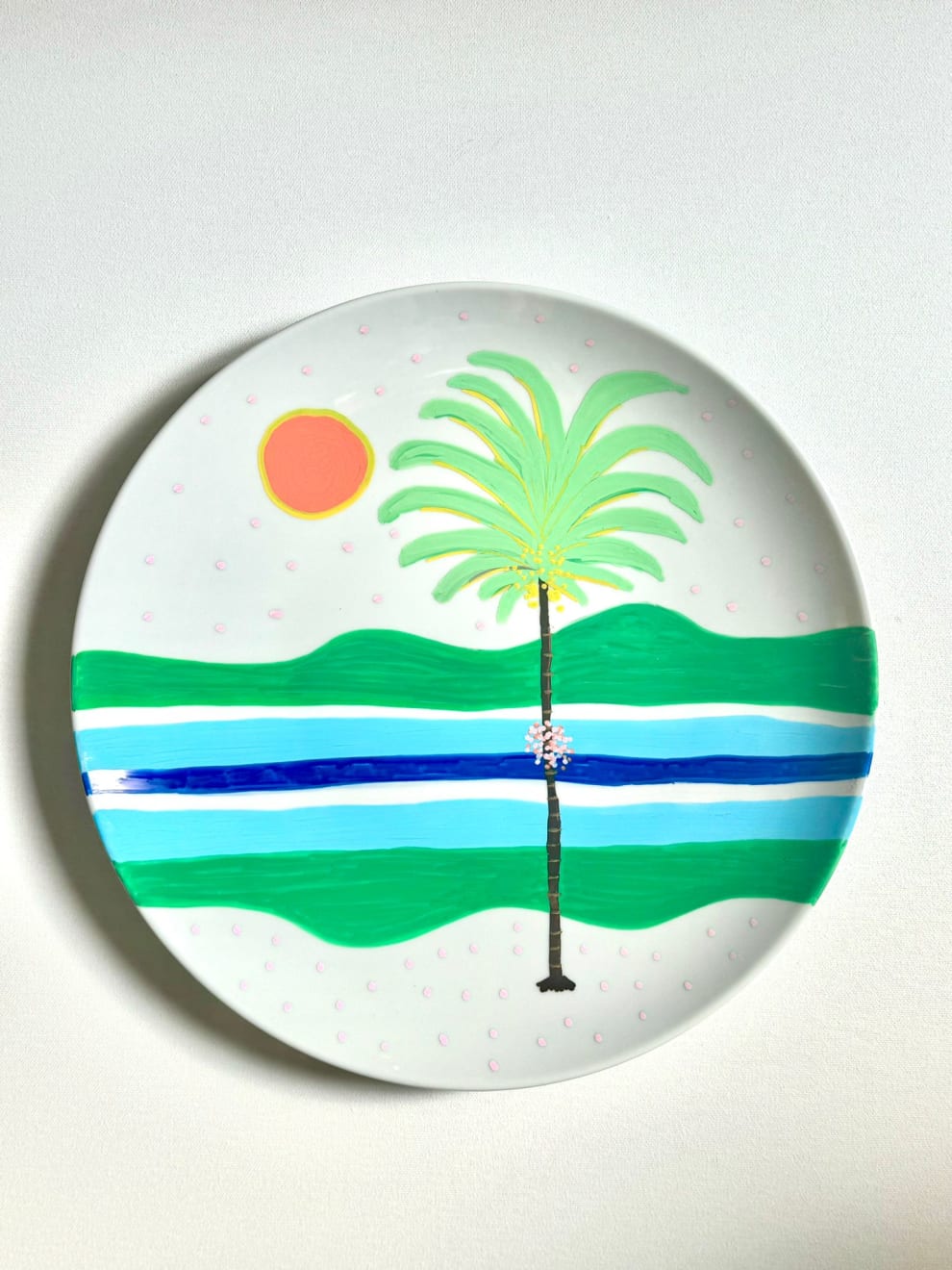 María Cortés, Blue Palm Landscape, 2024