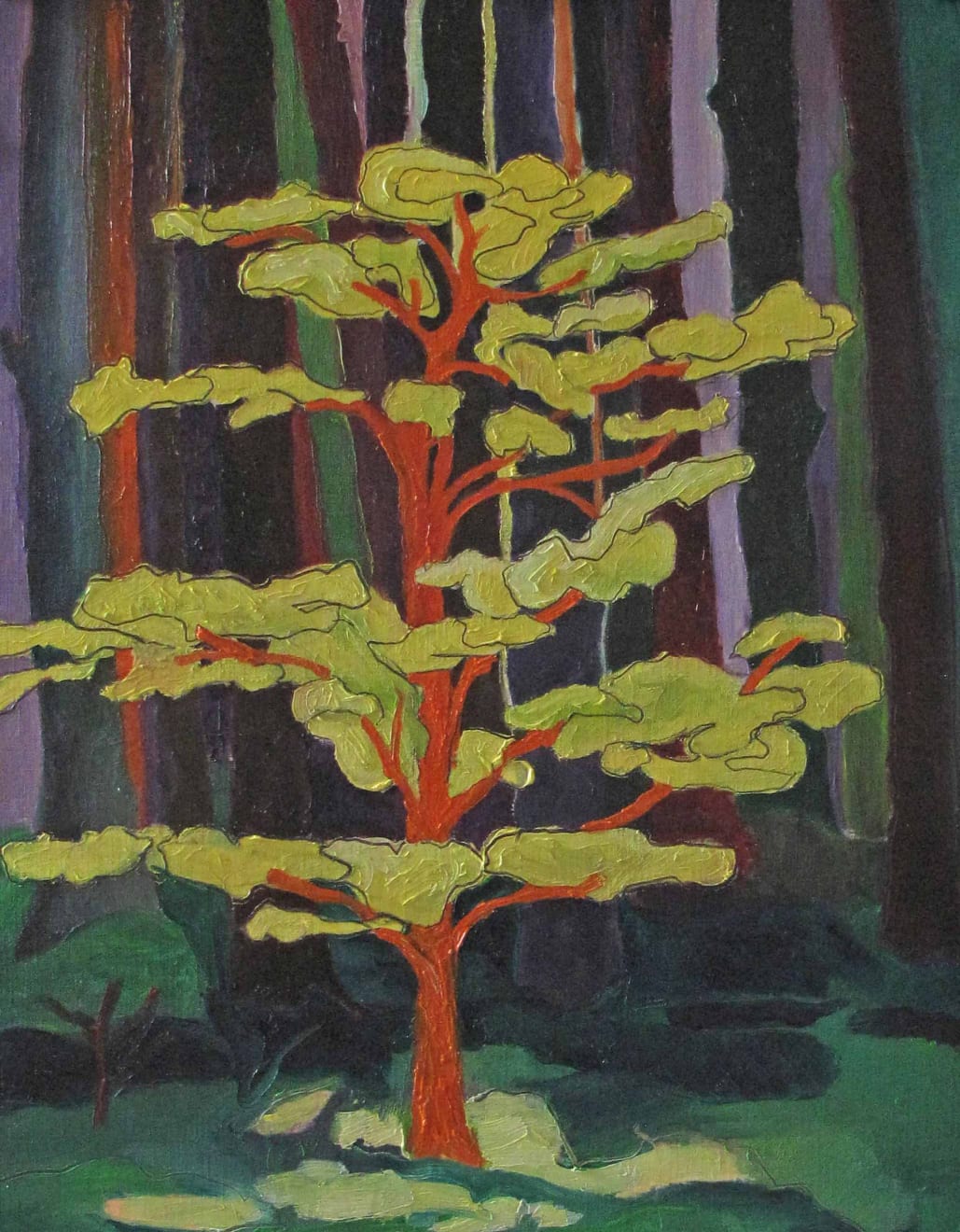 beatriXbraun, Mittem im Wald, 2017