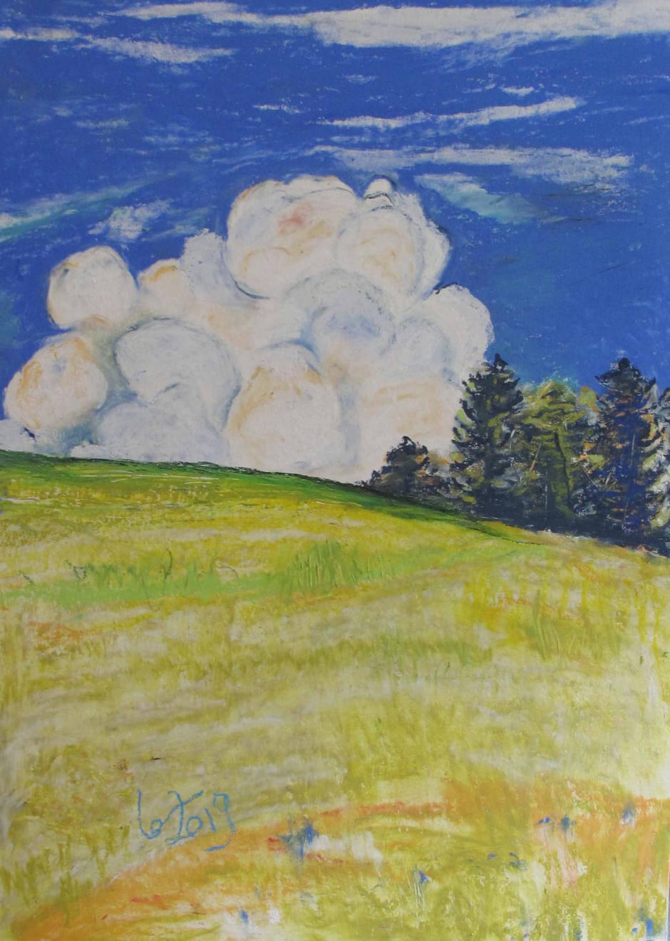 beatriXbraun, Cumuluswolken, 2019