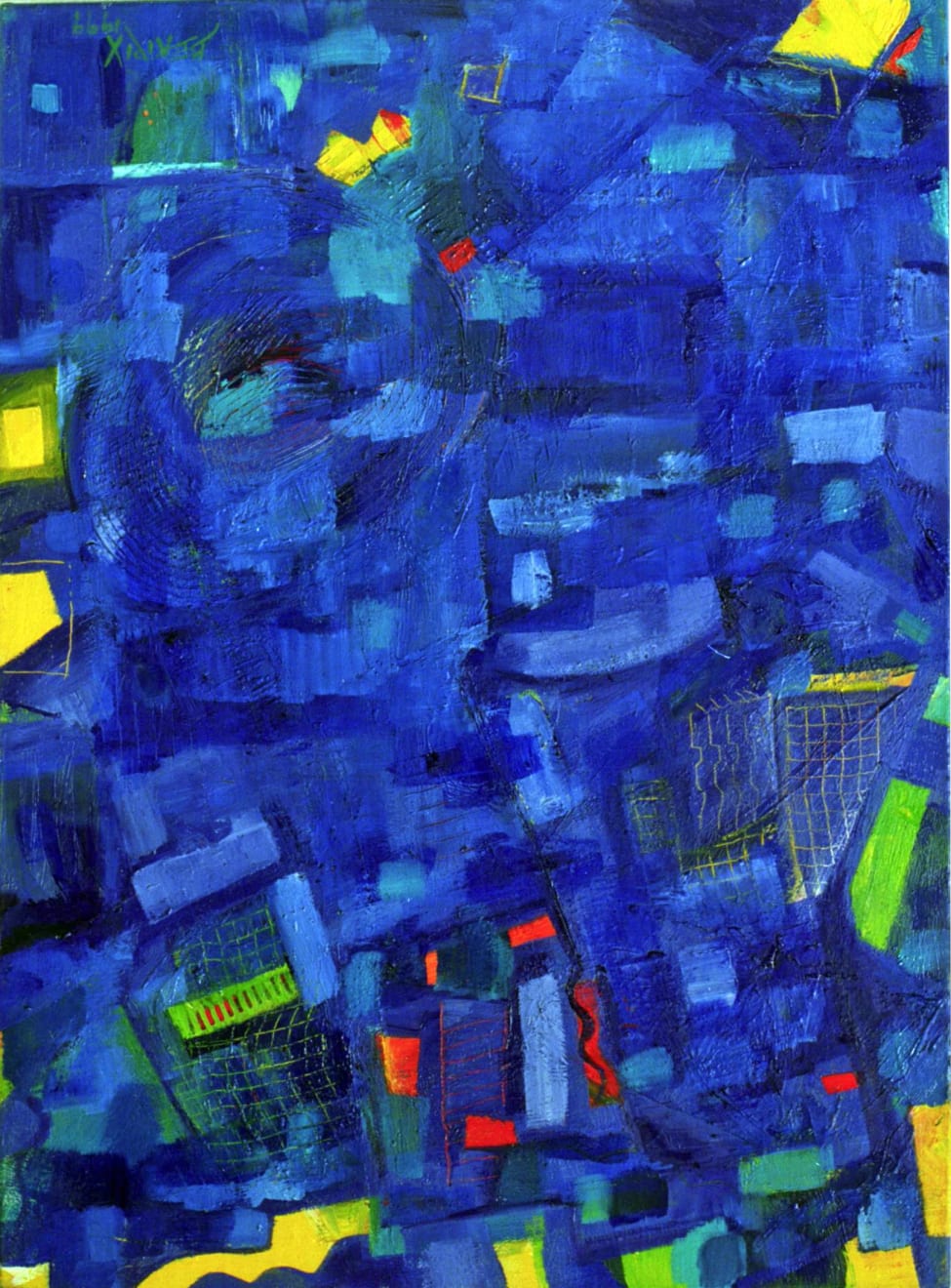 beatriXbraun, Fussballplatz unter Wasser, 1998