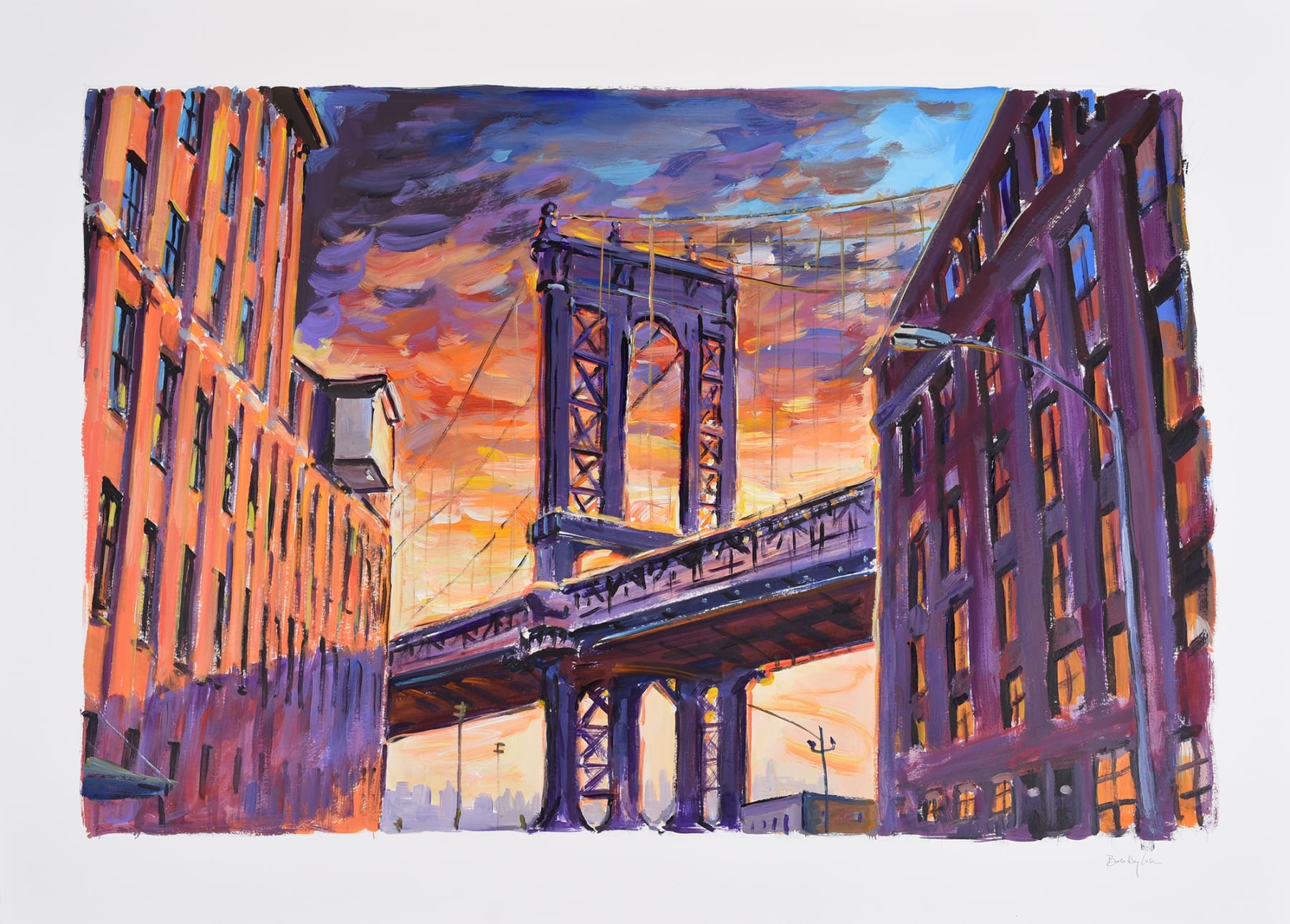 Manhattan Bridge, Downtown New York, 2017