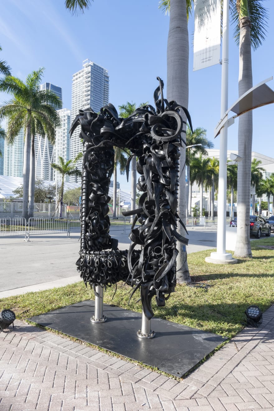 Chakaia Booker: Art Miami 2019