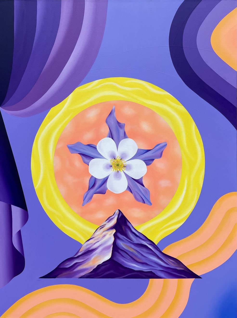 Hayley Youngs, Violet Columbine, 2022