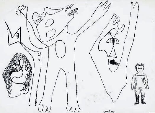 Jackson Pollock, Greeting Card, 1943-45