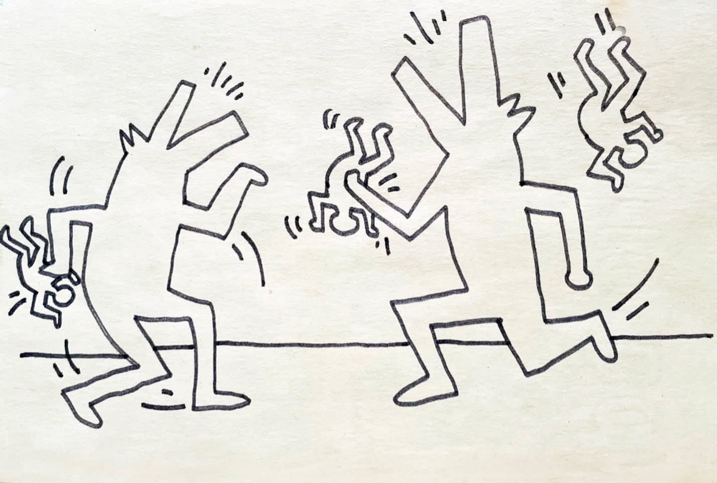 Keith Haring, Untitled (Barking Dogs), 1982