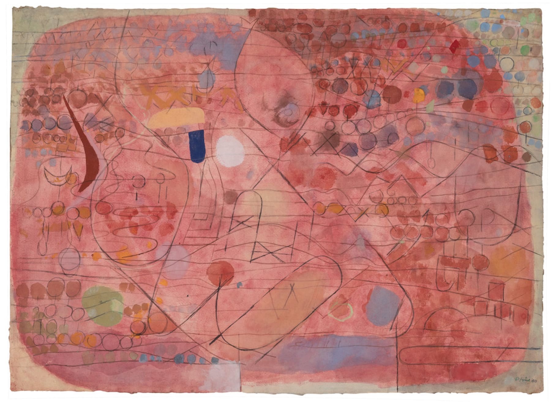 Perle Fine, Accelerated Rhythms, 1940