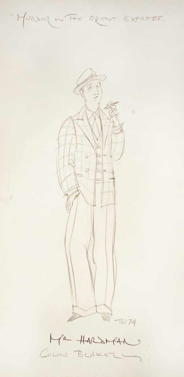Tony Walton, Murder on the Orient Express: Mr. Hardman (Colin Blakely), 1974