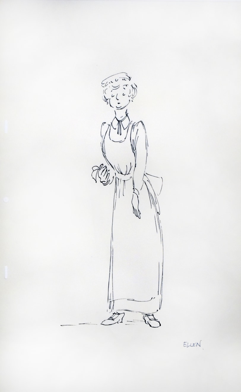 Tony Walton, Mary Poppins: Character Sketch Ellen, 1964