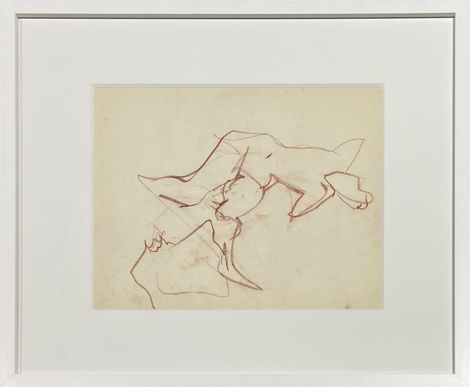 Mercedes Matter, Untitled (Figure Study) 2557, c. 1966-68