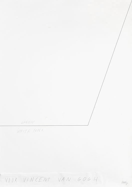 Ellsworth Kelly, Voor Vincent Van Gogh, 1989-1990