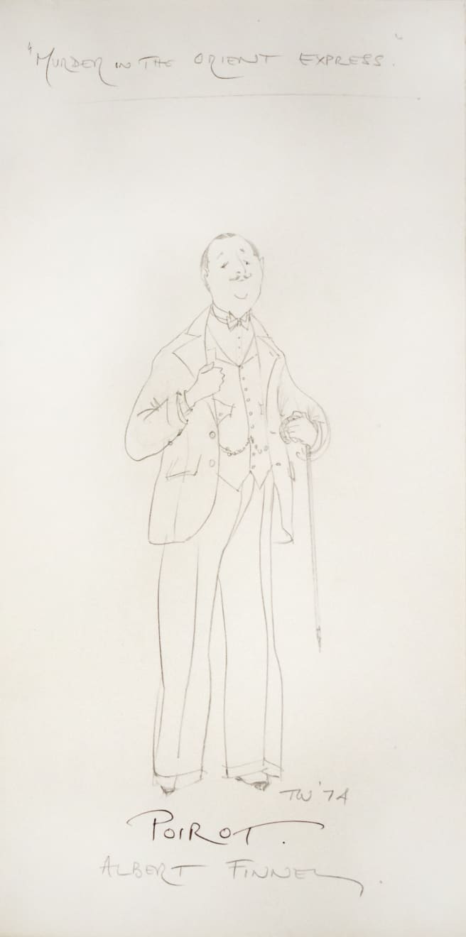 Tony Walton, Murder on the Orient Express: Hercule Poirot (Albert Finney), 1974