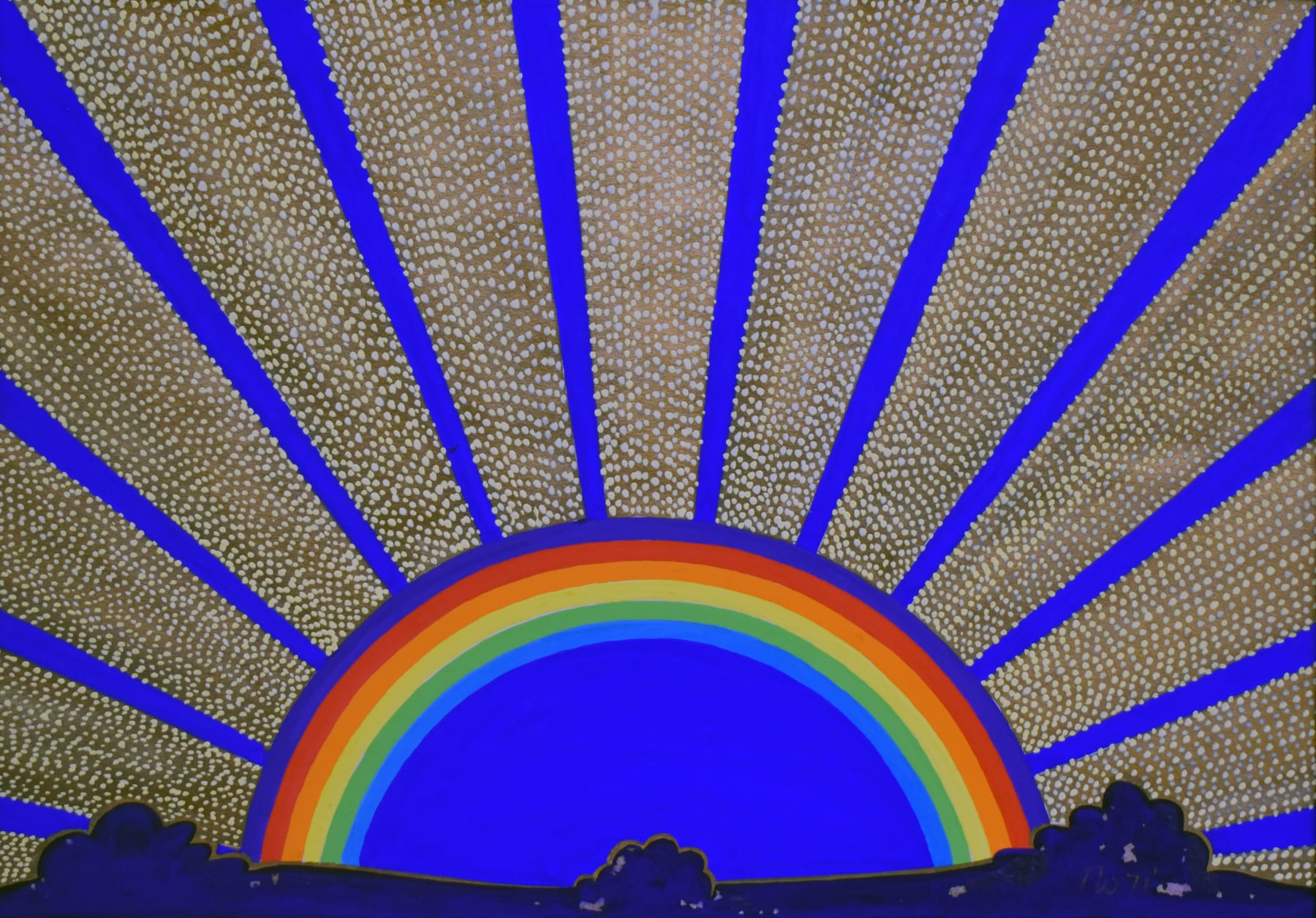 Tony Walton, Ken Russells' The Boyfriend Set Design Rainbow Sun, 1971