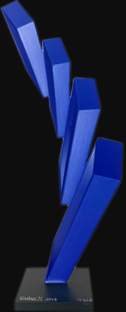 Rafael Barrios, Nimbus (Iridescent Blue), 2014