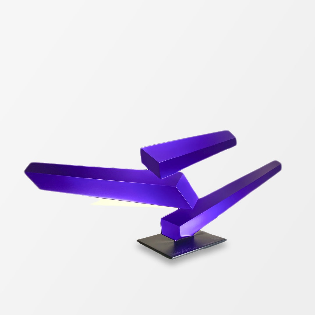 Rafael Barrios, Horizontal Levitante (Violet Purple), 2013