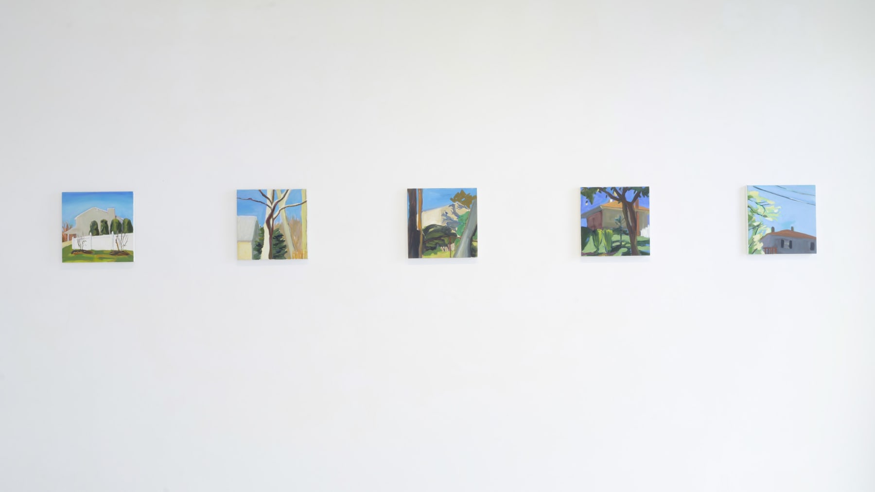 Installation view of Maureen O'Leary: By the same sea, homes of the Irish diaspora (Custom House Studios + Gallery, Co. Mayo, Ireland, September 28 - October 22, 2023). Photo by Michael McLaughlin.