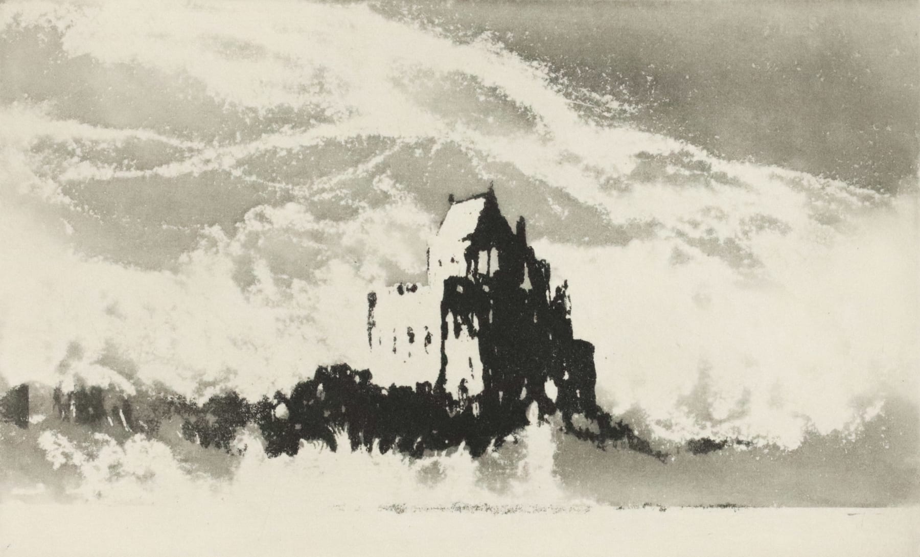 Norman Ackroyd, Castle Duart, 2020