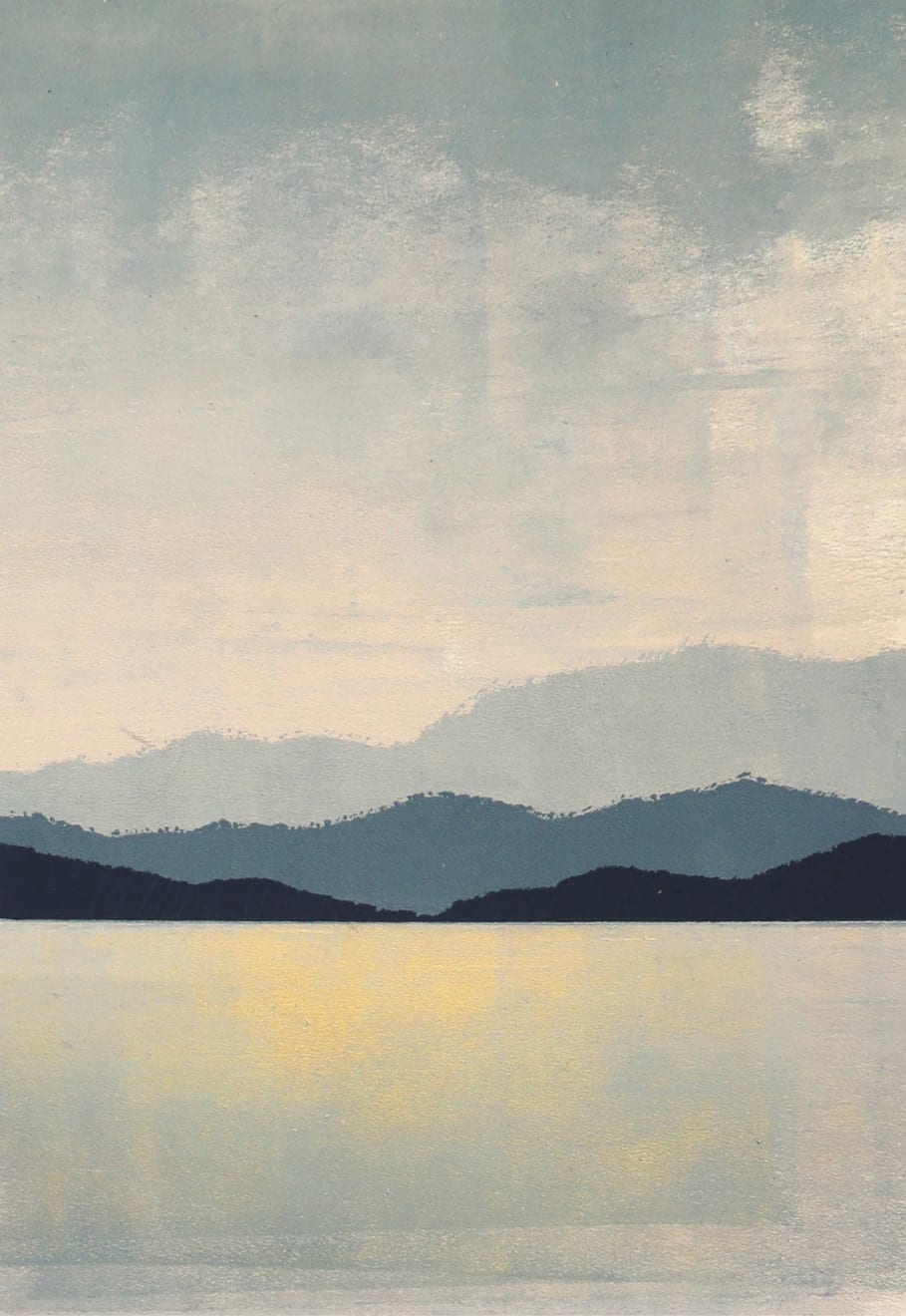 Hamish Macaulay, Winter Ranges 2 (Study), 2024