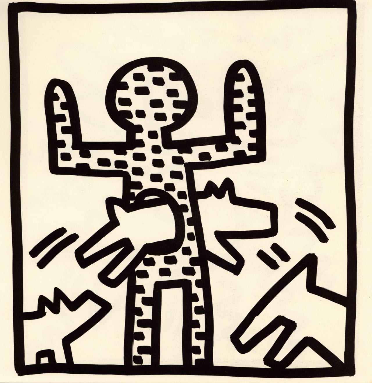 Keith Haring, Coloring Book XIX, 1982 Eames Fine Art