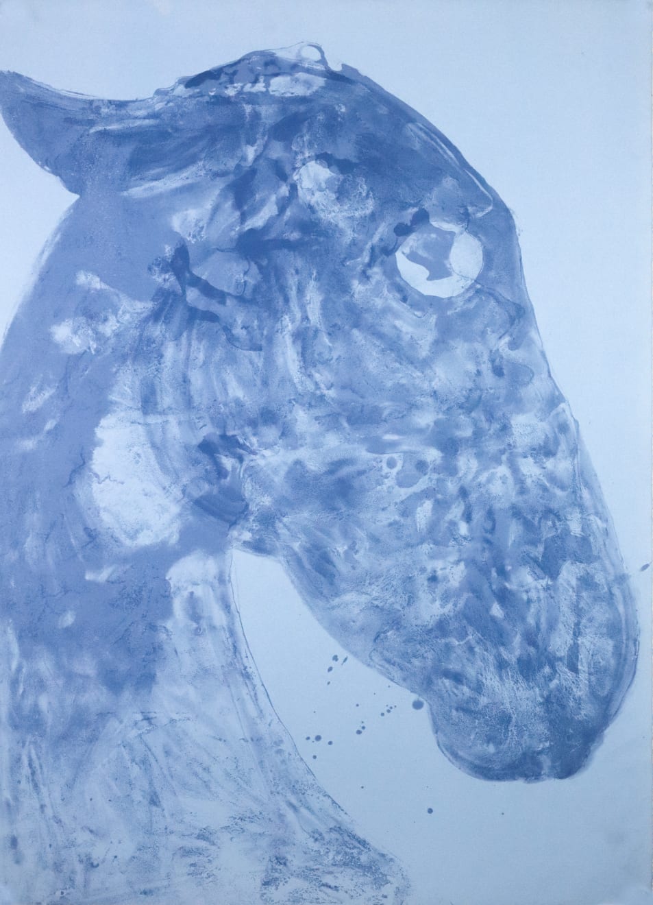 Dulwich College Secret Bid Auction 2025, Lot 59: Elisabeth Frink - Blue Horse Head (Trial Proof)