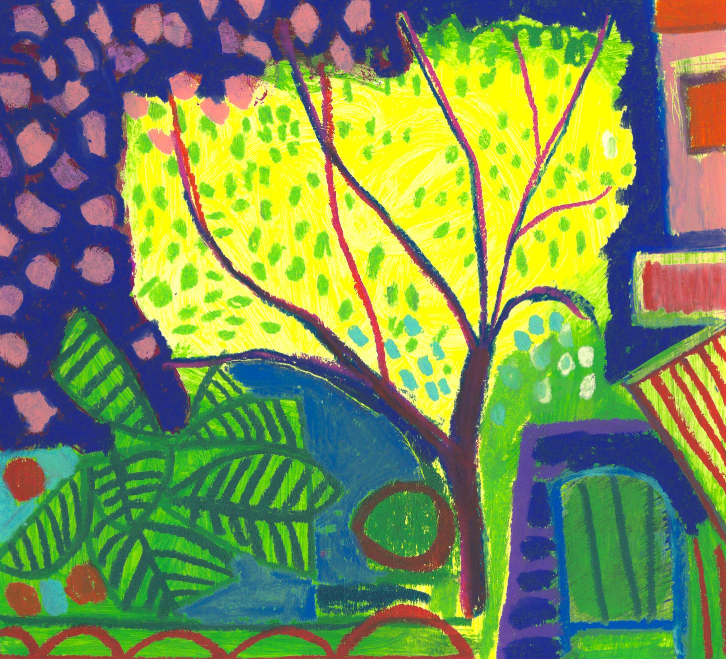 Nigel Swift, Italian Garden in April VII, 2025