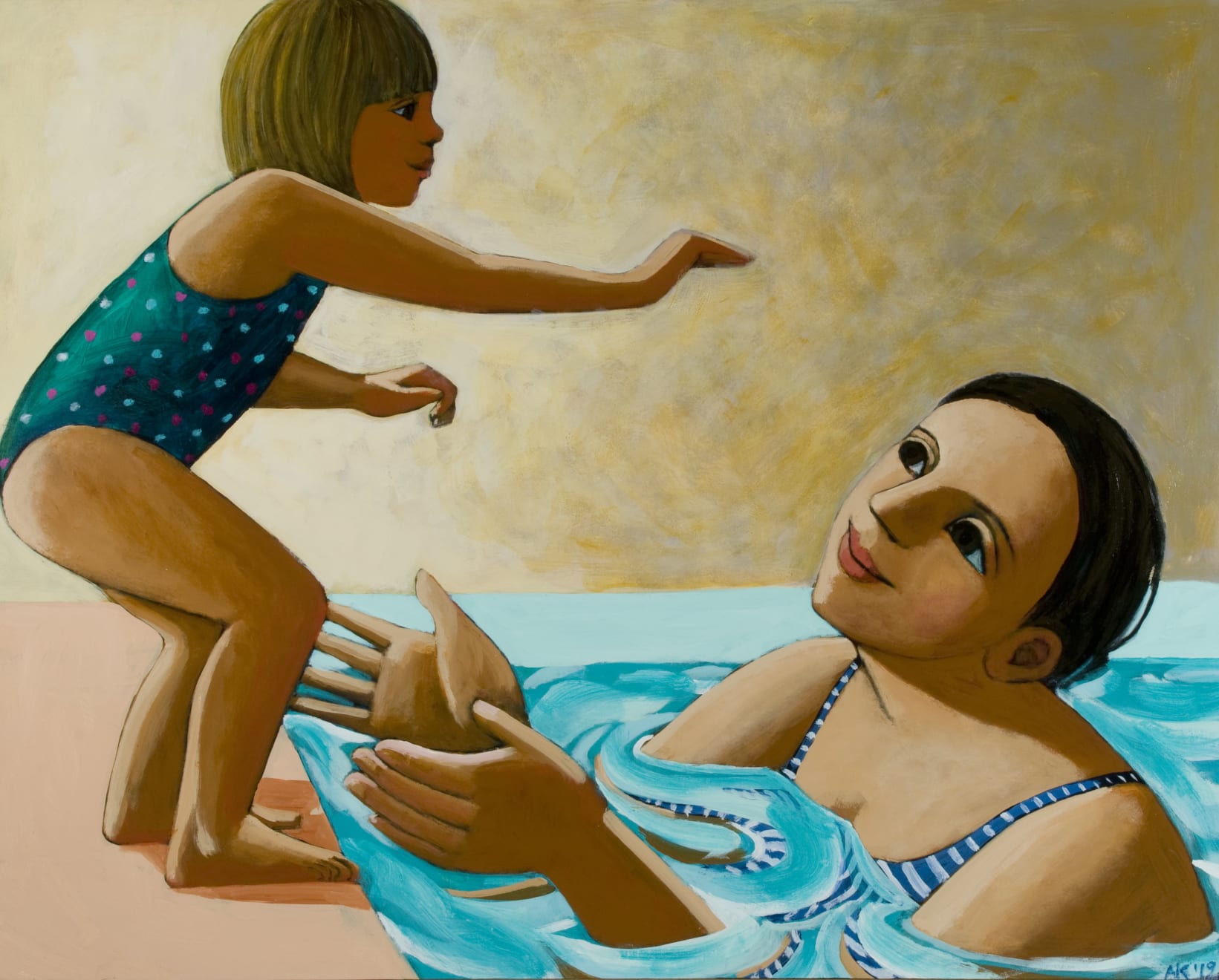 Anita Klein Studio Sale, Betty Jumping In, 2019